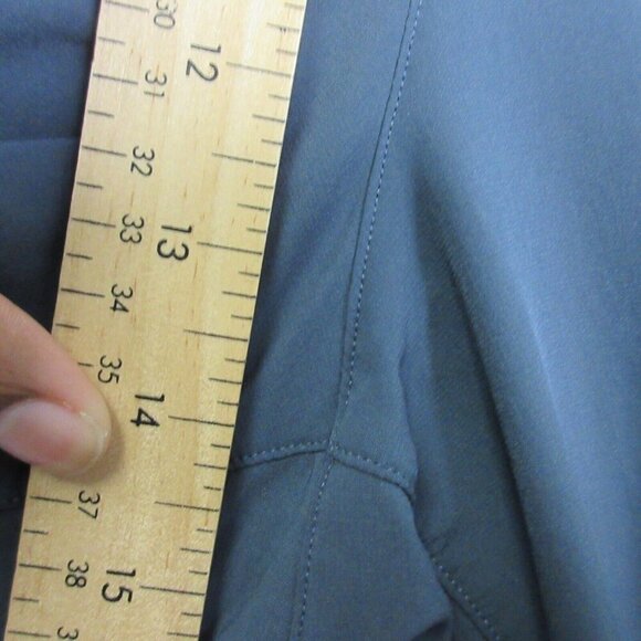 Spanx On the Move Women's Tapered Pants L Tall Blue Stretch Workouts Gym 200 - Picture 3 of 11